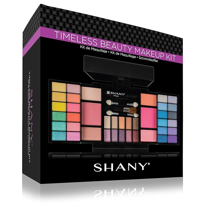 SHANY Timeless Beauty Makeup Kit - 36 Eye Shadow colors, 6 Blushes, Mini Mascara, and Applicators-Velvo Beauty