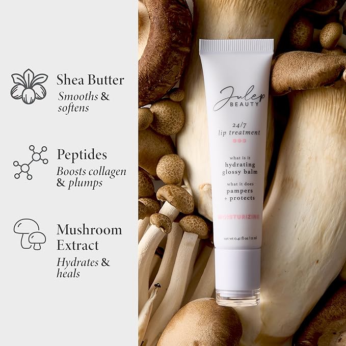 Julep 24/7 Lip Treatment Hydrating Glossy Balm Lip Mask Trio – Barely There, Gotta Glow, Pink and Polished – For Moisturized, Hydrated Lips – Vegan & Cruelty-Free-Velvo Beauty