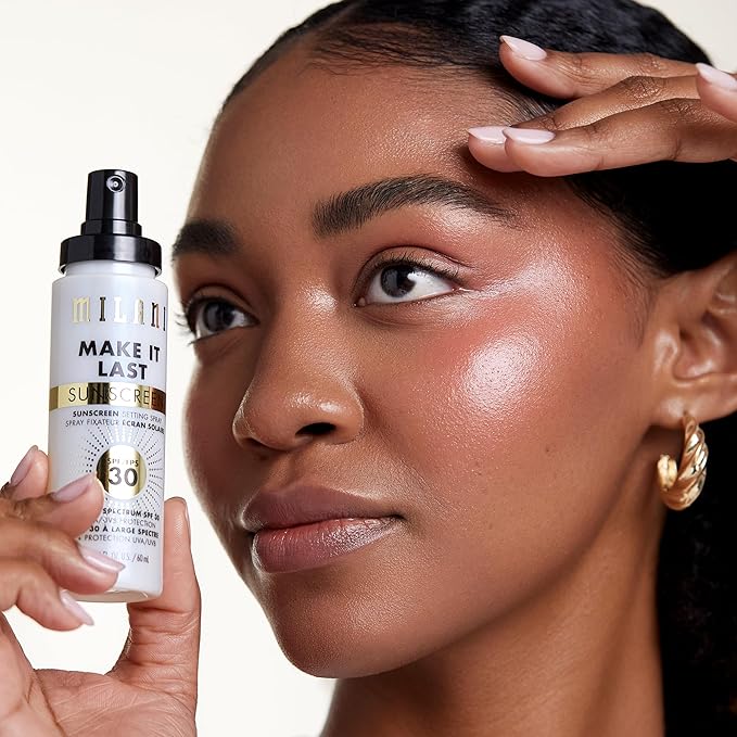 Milani Make It Last Sunscreen - Sunscreen Setting Spray with SPF 30 - Makeup Primer and Setting Spray with SPF30 Sunscreen, Long Lasting Makeup Finishing Spray - 2 Pack-Velvo Beauty