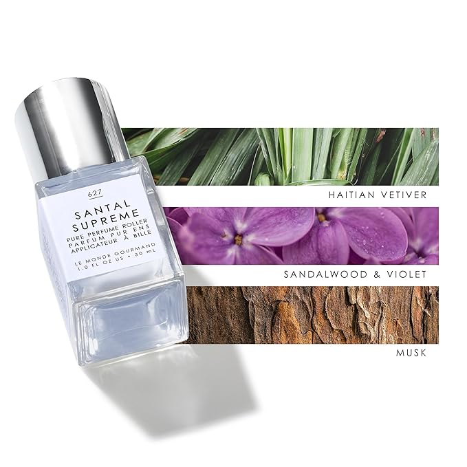Le Monde Gourmand Santal Supreme Perfume Oil - 1 fl oz (30ml) - Fresh, Woody, Sophisticated Fragrance Notes-Velvo Beauty