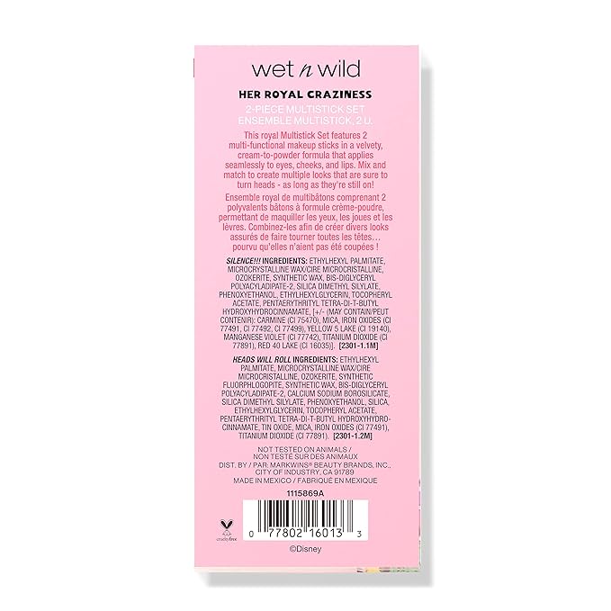 wet n wild Her Royal Craziness 2-Piece Multistick Set Alice In Wonderland Collection-Velvo Beauty