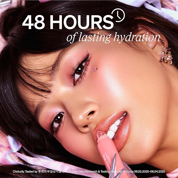 LipLock Jelly Serum for Dry Lips, Long-Lasting, Hydrating, Plumping, Glossy Mask with Rose PDRN, Carrot Collagen, Pillow Peptide, Moisturizing Tinted Lip Balm. (Peach Muse)-Velvo Beauty