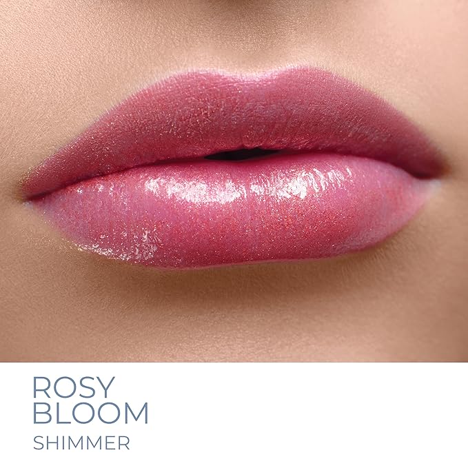 Tinted Lip Balm. Moisturizing Sheer, Buildable Lip Color with Hyaluronic Acid, Vitamin E and Rich Oil, Perfect Revitalizer for Chapped Lips. Beauty Plumper Moisturizer 0.21oz - Rosy Bloom-Velvo Beauty