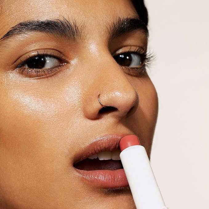 Melixir Vegan Lip Butter #05 Dewy Rose(+11 more colors), Deep Nourishing Tinted Lip Balm for Dry Lips, Bee-Free, Petrolatum-Free, Plant-Based, Hydrating for Cracked and Chapped Lips, Travel Essentials-Velvo Beauty