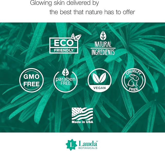 LAUDA BOTANICALS Vitamin C Facial Toner Spray, Hydrating Skin Balancing, Refreshing Pore Minimizer with Organic Witch Hazel, Aloe Vera, Anti Aging Antioxidants for Combination & Oily Skin, 4 Oz-Velvo Beauty