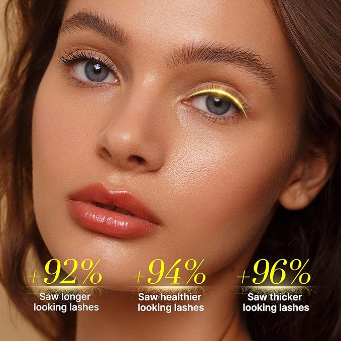 Eyelash Growth Serum with Advanced Formula: Rapid Eye Lash Enhancing Serum for Eyelash and Eyebrow Growth in 3-4 Weeks - Boost Longer Thicker and Fuller Lashes 3ML-Velvo Beauty