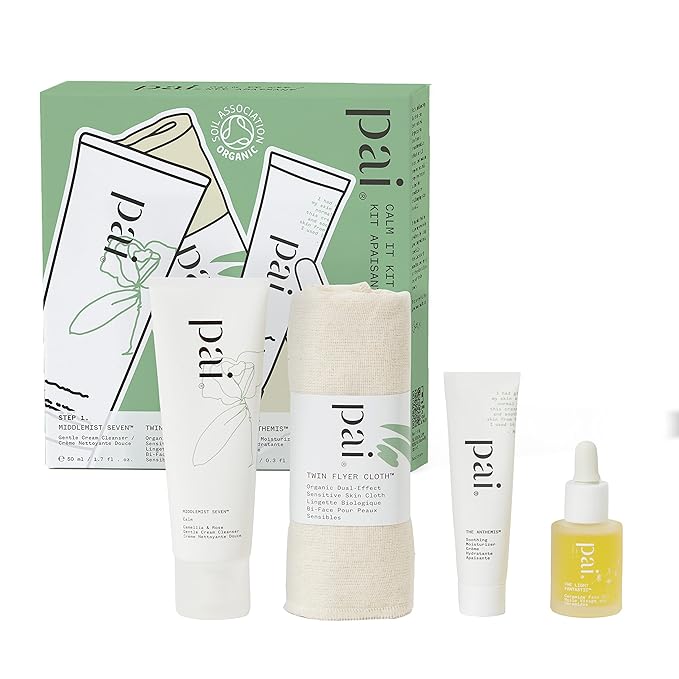 Pai Skincare - Organic 3-Step Calm It Kit For A Soothed Complexion | Natural, Vegan, Sensitive Skincare-Velvo Beauty