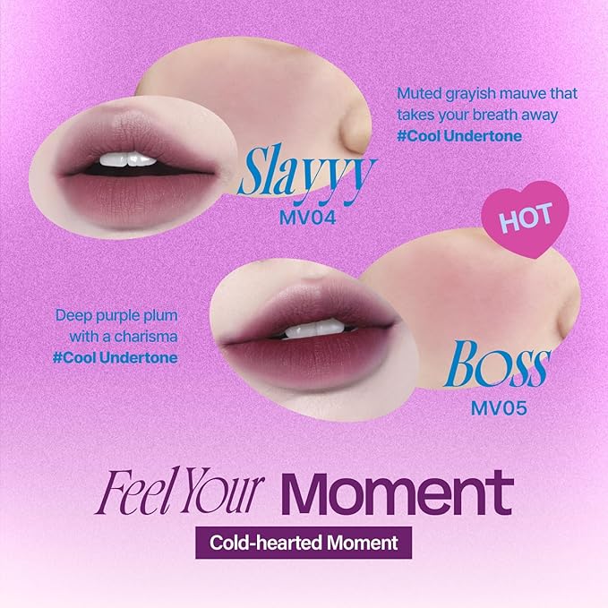 Lip&Cheek Blurry Pudding Pot | Cold-hearted Moment - Chill'n | Makeup Blush, Buildable Lightweight, Multi-Use Soft Matte Finish | 5g-Velvo Beauty