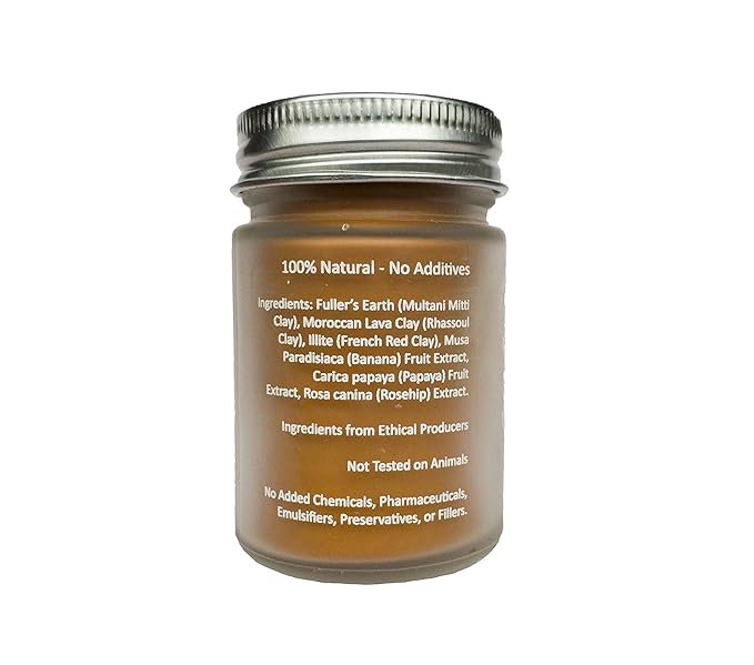 100% Natural Vitamin A Clay Mask 120g All Clay & No Water-Velvo Beauty