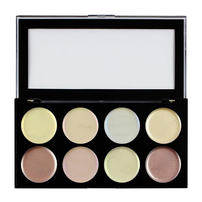 Makeup Revolution, Ultra, Strobe Balm Palette, 8 Shades, 12g-Velvo Beauty