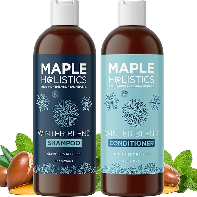 Sulfate Free Hard Water Shampoo and Conditioner - Hard Water Hair Treatments of Product and Minerals with Five Mint Essential Oils for Replenishing Hydration and Hair Shine - Paraben & Cruelty Free-Velvo Beauty