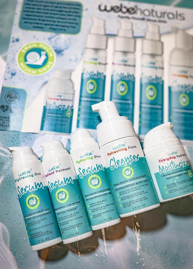 WEBE Hydration Snail Mucin Moisturizer – Hydrating Face Cream with Hyaluronic Acid, Retinol & Peptides for Smoother, Youthful-Looking Skin-Velvo Beauty