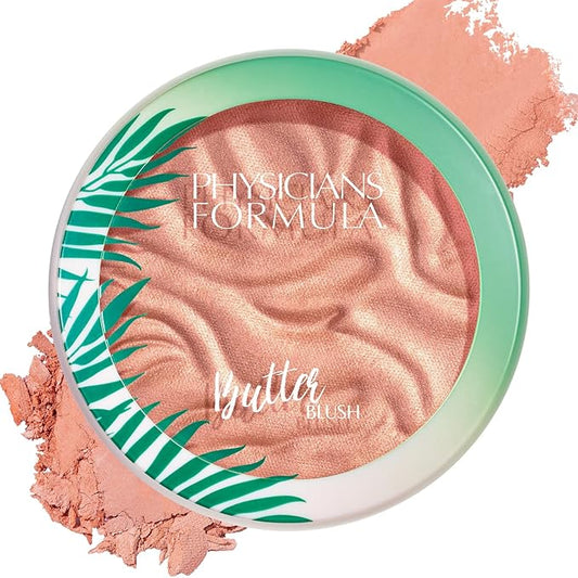 Physicians Formula Murumuru Butter Blush Makeup Powder, Saucy Mauve, Dermatologist Approved, Vegan-Velvo Beauty