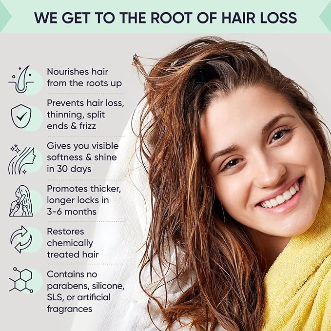 Moerie Hair Growth & Repair Mask - Restorative, Vegan-Friendly Treatment for Longer, Thicker, Fuller Hair - 100ml, 2 pack-Velvo Beauty