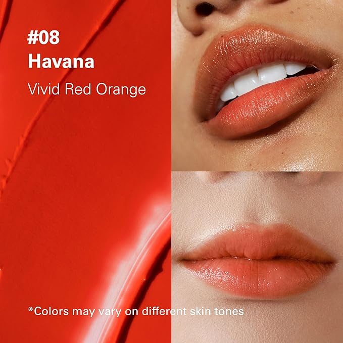 Melixir Vegan Lip Butter #08 Havana (+11 more colors), Deep Nourishing Tinted Lip Balm for Dry Lips, Bee-Free, Petrolatum-Free, Plant-Based, Hydrating for Cracked and Chapped Lips, Travel Essentials-Velvo Beauty