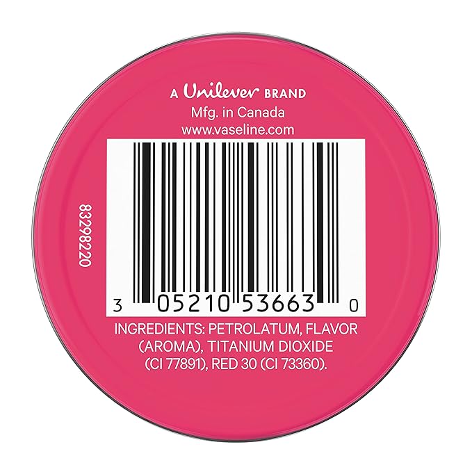 Vaseline Lip Therapy Lip Balm Tin Rosy Lips 0.6 oz 6 Count-Velvo Beauty
