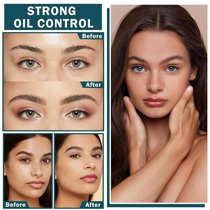 Mineral Sunscreen Powder SPF Powder for Face Oil Control Long Lasting Sunscreen Powder for Face Natural Light Breathable Translucent Powder Setting Powder Makeup #01 Translucent-Velvo Beauty