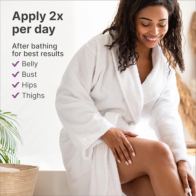 TriLASTIN Maternity Stretch Mark Prevention Cream (4Oz) - Hypoallergenic & Paraben-Free for Pregnancy & Postpartum - Maternity Belly Cream (2 Pack)-Velvo Beauty