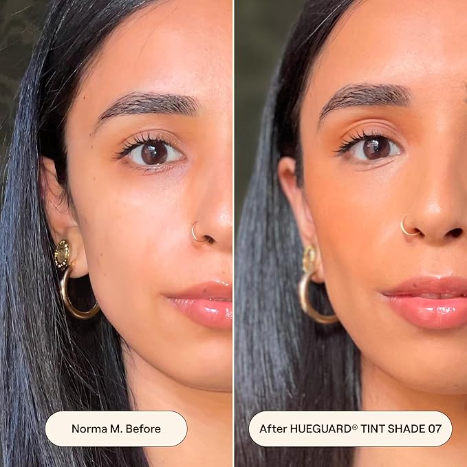 Live Tinted Hueguard Skin Tint SPF 50 - Tinted Mineral Sunscreen with Light-Medium Buildable Coverage With a Hydrating and Radiant Finish - Water and Sweat Resistant, 1.35 fl oz - Shade 07-Velvo Beauty