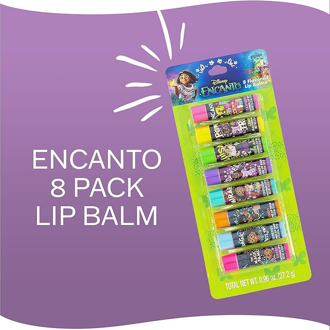 Encanto 8 Pack Lip Balm, 8.0 Fl Oz-Velvo Beauty