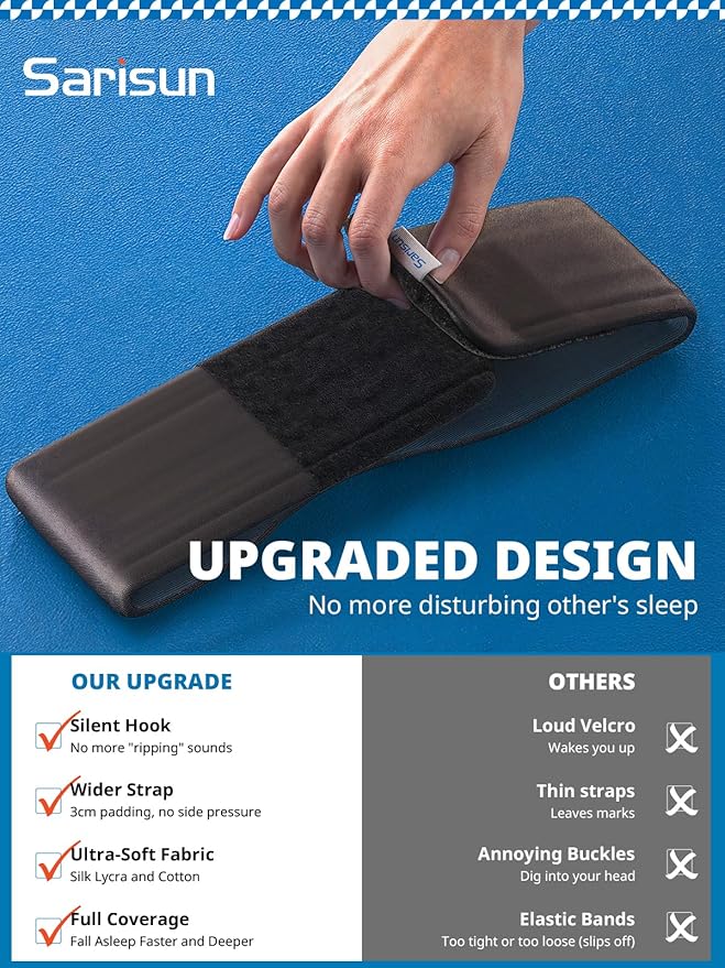 Sleep Mask, Eye Mask for Sleeping, Upgrade Ultra-Soft Blackout Eye Cover for Women Men, Wider Adjustable Strap for Side Sleeper, Travel, Nap, Yoga, Relief Eye, Pink-Velvo Beauty