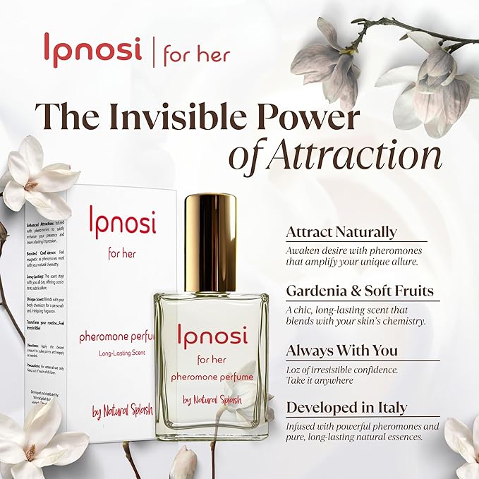 lpnosi Pheromone Perfume for Women - Long Lasting Chic Scent with Gardenia & Fruity Notes, Confidence-Boosting Spray, Travel-Friendly, 1 fl oz-Velvo Beauty