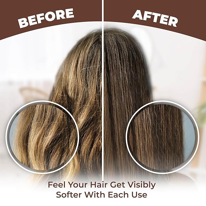 HerStyler Hair Serum - Argan Oil, Vitamin E, and Aloe Vera for Repair, Anti-Frizz for All Hair Textures, Nourishing for Enhanced Shine, Non-Greasy, Suitable for Color Treated Hair-Velvo Beauty