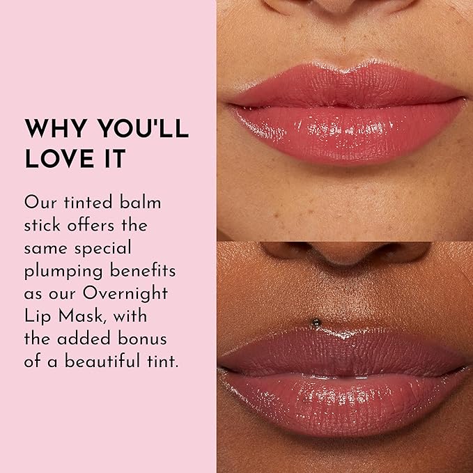 LAWLESS Forget the Filler Lip Plumping Line Smoothing Tinted Balm, Lover, Pink, 0.1 Ounce / 2.9 g-Velvo Beauty