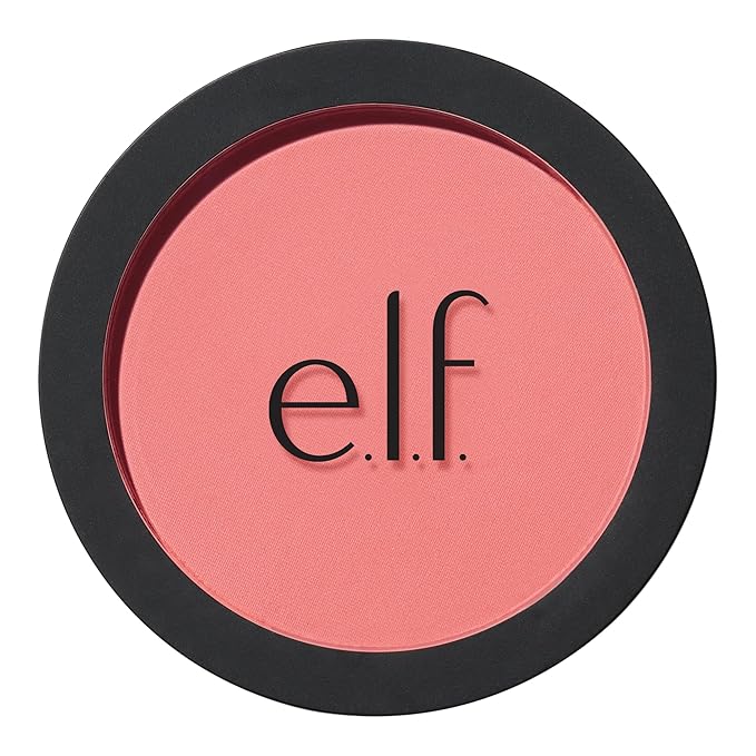e.l.f. Primer-Infused Matte Blush, Long-Lasting, Lightweight & Buildable Powder Blush, Delivers A Matte Finish, Vegan & Cruelty-Free, Always Crushing-Velvo Beauty