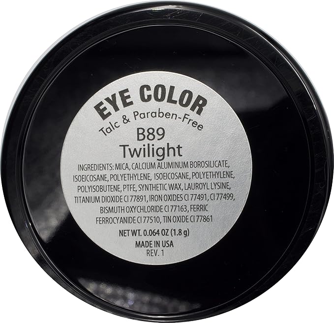 Twilight Shimmering Deep Blue Navy Pressed Powder Single Vegan Eyeshadow; Talc, Paraben & Cruelty Free-Velvo Beauty