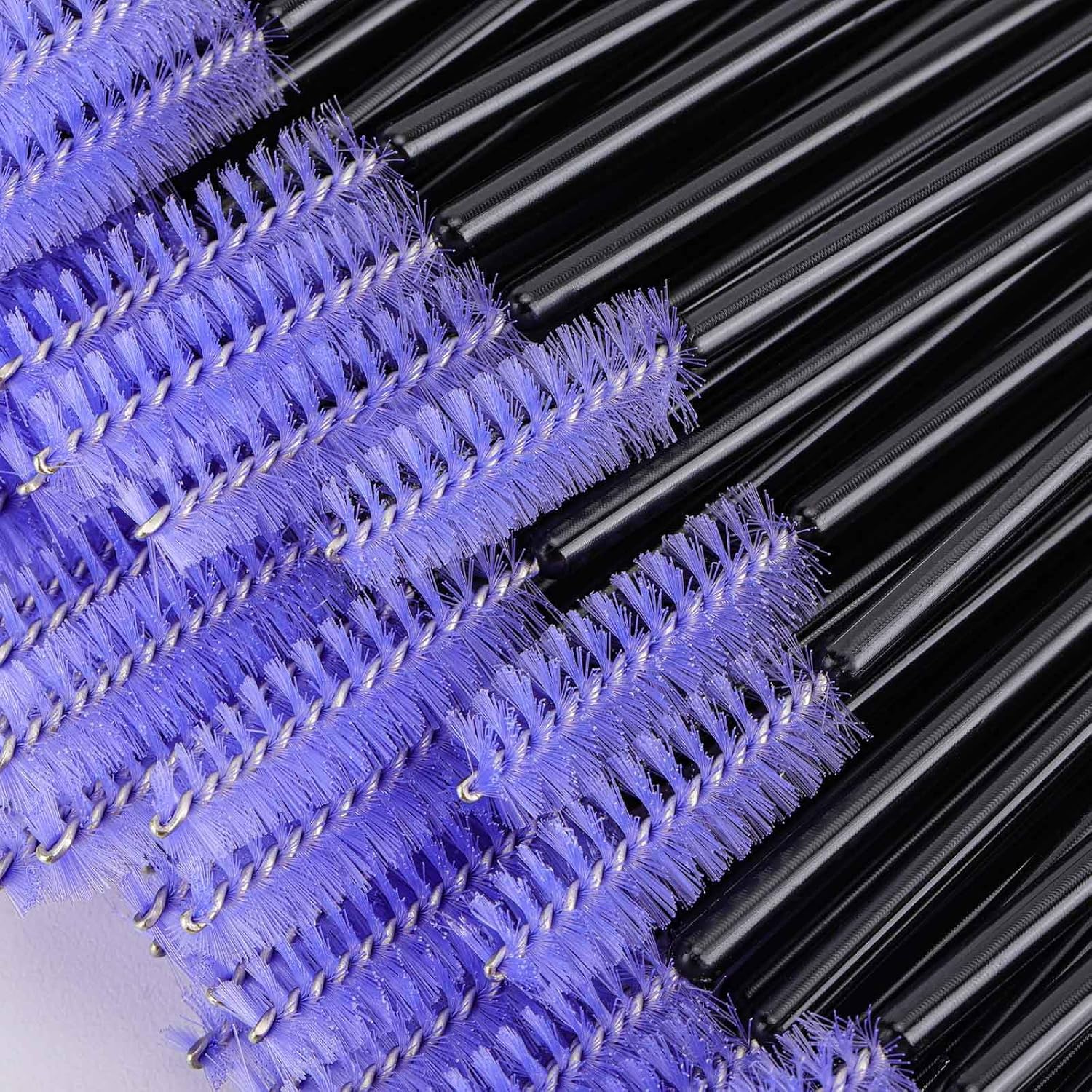 1000 Disposable Mascara Wands Eyelash Brushes Spoolies for Eyebrow Eye Lash Extension Multicolor-Velvo Beauty