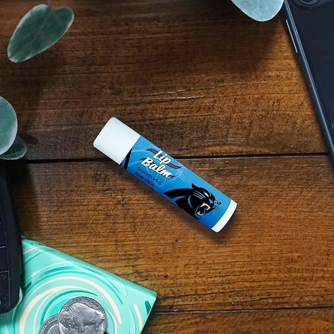 FANMATS 34623 Carolina Panthers Smooth Mint SPF 15 Lip Balm-Velvo Beauty
