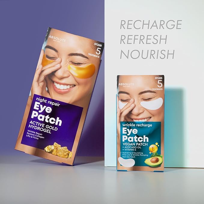 Absolute New York Wrinkle Free Avocado Eye Patch-Velvo Beauty