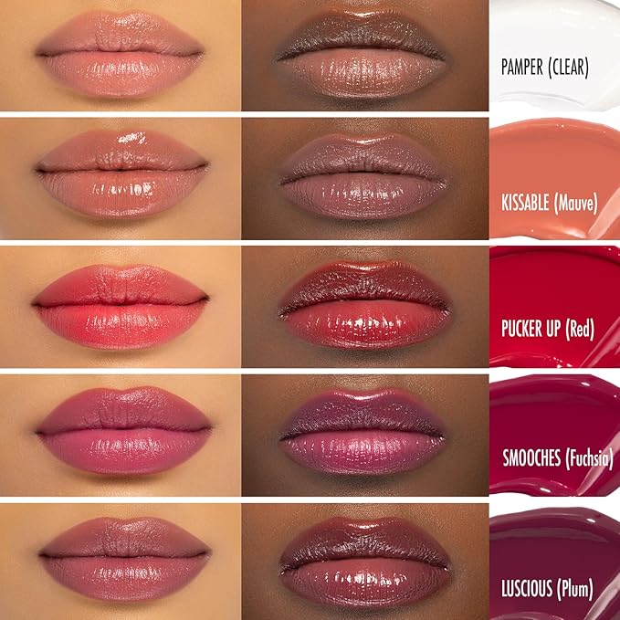 Black Radiance Beyond A Pout Plumping Lip Balm, Moisturizes & Conditions with a Blend of Botanical Oils & Hyaluronic Acid For a Glossy Finish, Vegan, Cruelty-Free - Kissable-Velvo Beauty