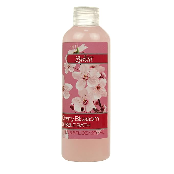 Spa Bath and Body - Spa Gift Baskets for Women & Girls, Cherry Fragrance, Spa Birthday Gift Includes Loofah Sponge, Bath Salt, Body Lotion, Soap Rose, Body Mist, Shower Gel Bubble Bath-Velvo Beauty