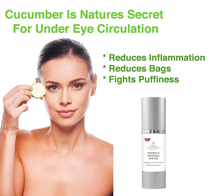 Vitamin C Eye Renewal Gel Maximum Collagen & Elastin Serum-Velvo Beauty