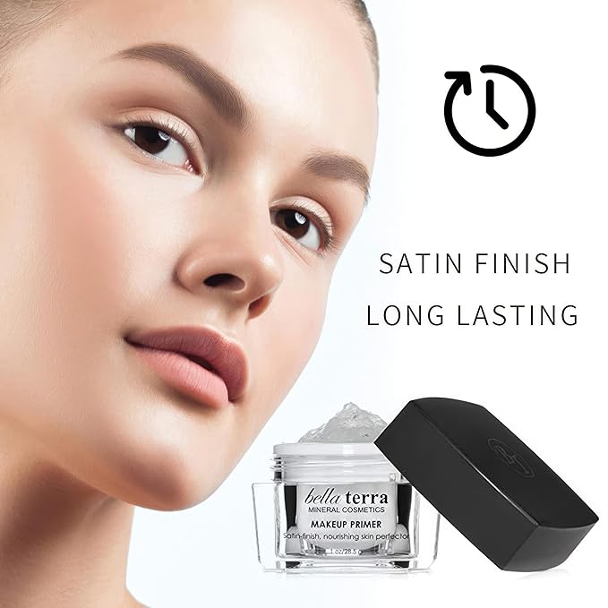 Bellaterra Cosmetics Makeup Primer – Hydrating Gel Base for Delicate & Mature Skin – Vegan, Fragrance-Free Formula – Seamless Texture, Works with Liquid & Powder Foundation or Tinted Moisturizers-Velvo Beauty