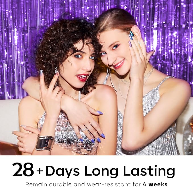 modelones Cat Eye Gel Nail Polish 6 Colors Red Green Silver Purple Blue Glitter Cat Eye Gel Polish Holographic 9D Semi-transparent With Magnet Soak Off Led Nail Art DIY Salon Gifts For Women Girl-Velvo Beauty