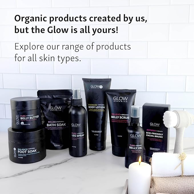 Belly Butter for Pregnancy, 100% Organic Stretch Mark Cream, Maternity Skincare for Itchy Skin & Scars, Safe Daily Ritual for Moms, 3.8oz-Velvo Beauty