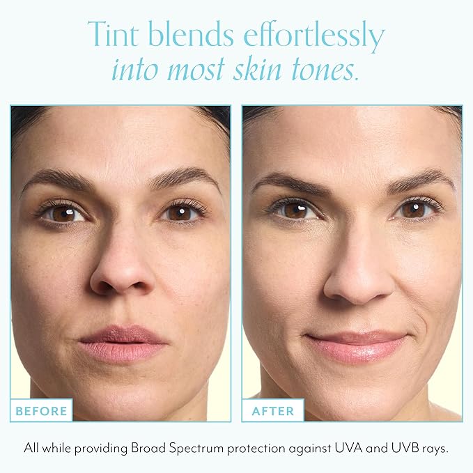 Bliss Block Star SPF 30 Daily Tinted Mineral Sunscreen with Zinc Oxide - All Skin Tones - 100% Mineral Broad Spectrum Sunscreen with Titanium Dioxide & Antioxidant Blend- 1.4 fl oz.-Velvo Beauty