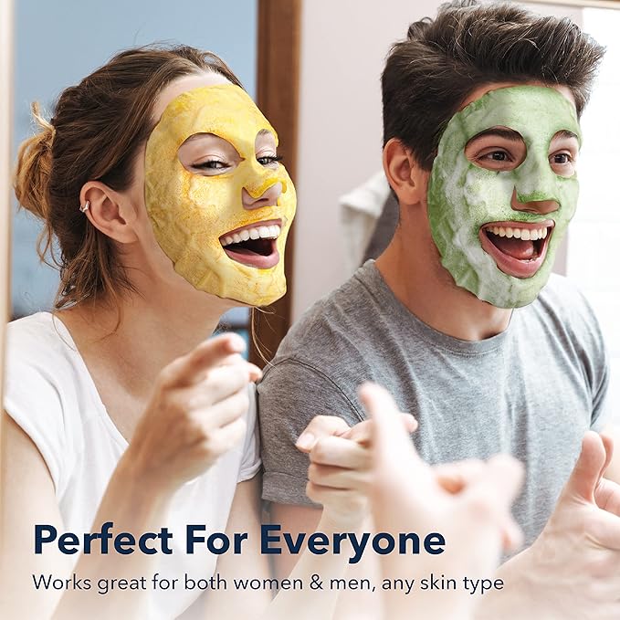 Purederm Deep Purifying Pink O2 Bubble Mask Peach (5 Pack) – Bubble Face Sheet Mask for Purifying & Moisturizing-Velvo Beauty