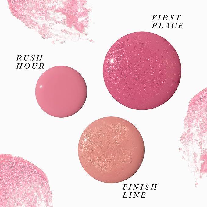 LAURA GELLER NEW YORK Prep-n-Go 2-in-1 Lip Scrub and Lip Oil Tint, Lip Hydrating Oil and Exfoliator, Finish Line-Velvo Beauty