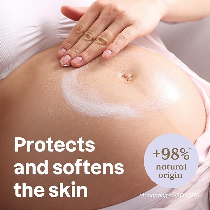 ATTITUDE Pregnancy Nourishing Body Cream, EWG Verified, Dermatologically Tested, Plant and Mineral-Based, Vegan Maternity Products, Argan Oil, 8 Fl Oz-Velvo Beauty