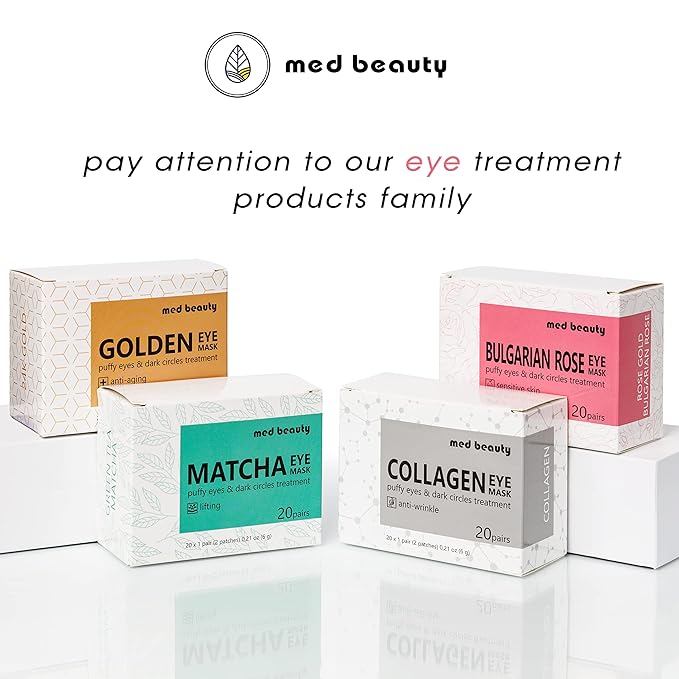 24K Gold Under Eye Patches Eye Masks For Dark Circles And Puffiness with anti-aging effect 20 pairs 40 pcs [medbeauty]-Velvo Beauty