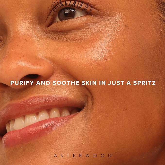 Asterwood Hypochlorous Acid Spray for Face - Targets Acne, Redness, Irritation - Multi-Purpose Skin Repair - Antibacterial, Antimicrobial - After Gym/Post-Workout Facial Mist - 4 Fl Oz-Velvo Beauty
