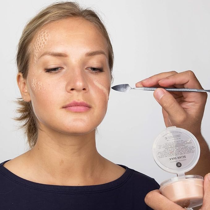 Starter Effects Kit, 6-Color Bruise Wheel, Scar Wax, and Scab Blood Paste, Professional SFX Makeup Set With Applicators-Velvo Beauty