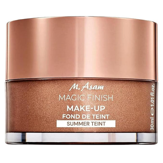 M. Asam Magic Finish Summer Teint Make-Up Mousse (1.01 Fl Oz) – 4in1 Primer, Foundation, Concealer & Powder With Buildable Coverage, Hides Redness And Dark Spots, Vegan, For Medium To Deep Skin Tones-Velvo Beauty