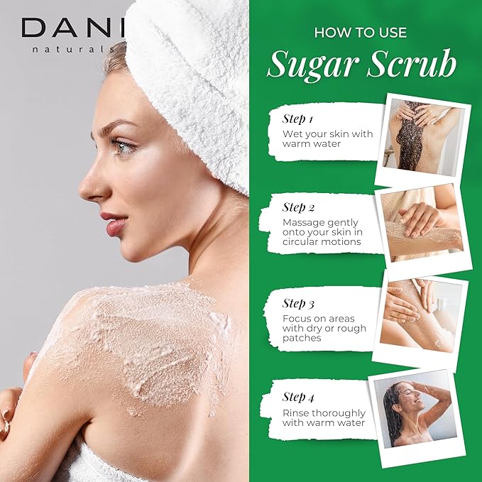 Naturals Sugar Scrub - Exfoliating Bamboo Bergamot – Organic cane sugar and shea butter gently exfoliate and nourish skin, leaving it smooth, refreshed, and hydrated – 14 oz-Velvo Beauty