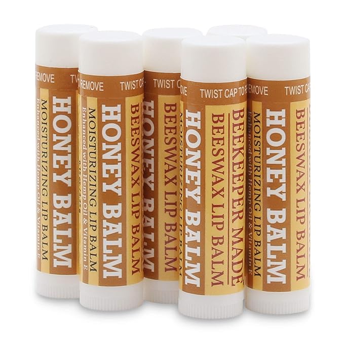 Beekeeper Made Beeswax Bulk Lip Balm, 40 Count Honey Flavor | For Men, Women, and Children. Great for Gifts, Showers, & More-Velvo Beauty