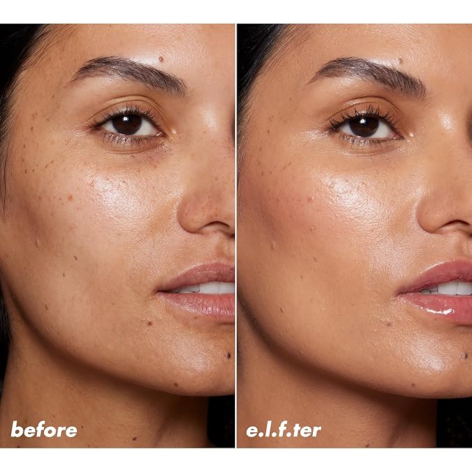 e.l.f. Halo Glow Skin Tint SPF 50, Tinted Moisturizer For Light, Buildable Coverage, Creates A Natural Glow, Vegan & Cruelty-Free, 9 Medium Cool-Velvo Beauty